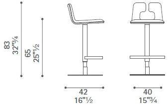 Poltrona Frau Барный стул La collezione - tavoli e sedie sun-id-1426883 - Вид №5