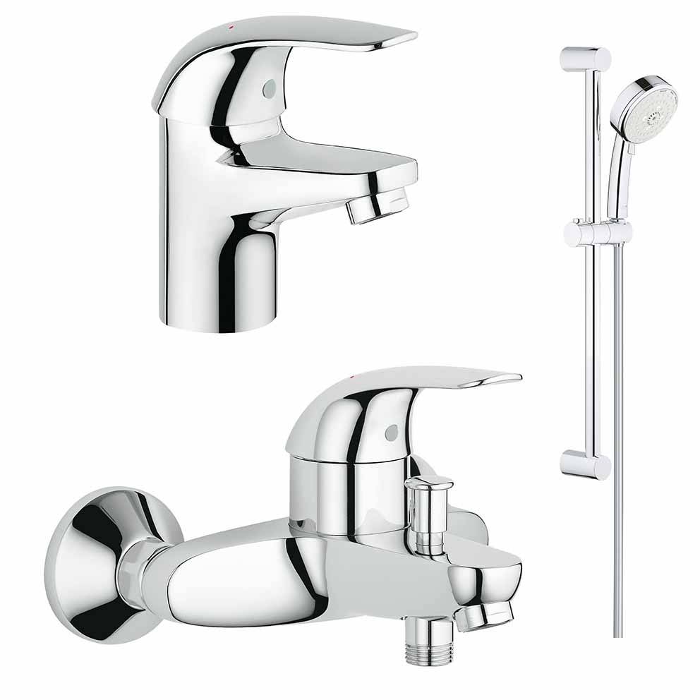 Готовый комплект для ванной комнаты GROHE Euroeco (NB0003-2)
