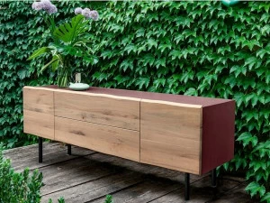 Devina Nais Комод с распашными дверцами и ящиками из массива дерева Twins