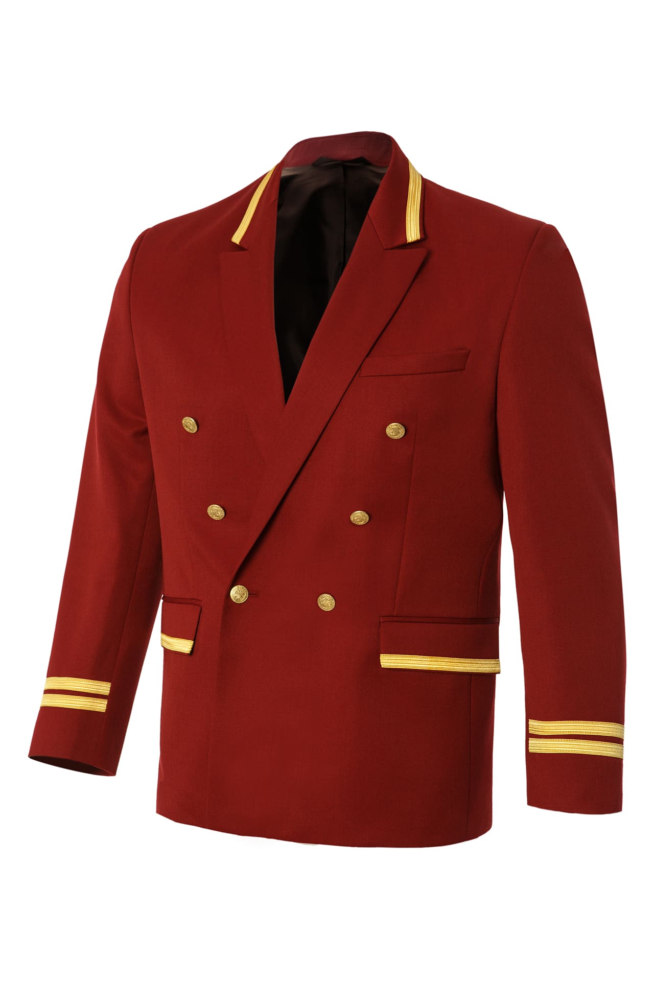 69778 Пиджак двубортный  Швейцар bordeaux El-Risto  Бренд "El-Risto" (Эль Ристо), каталог товаров размер 44/176 