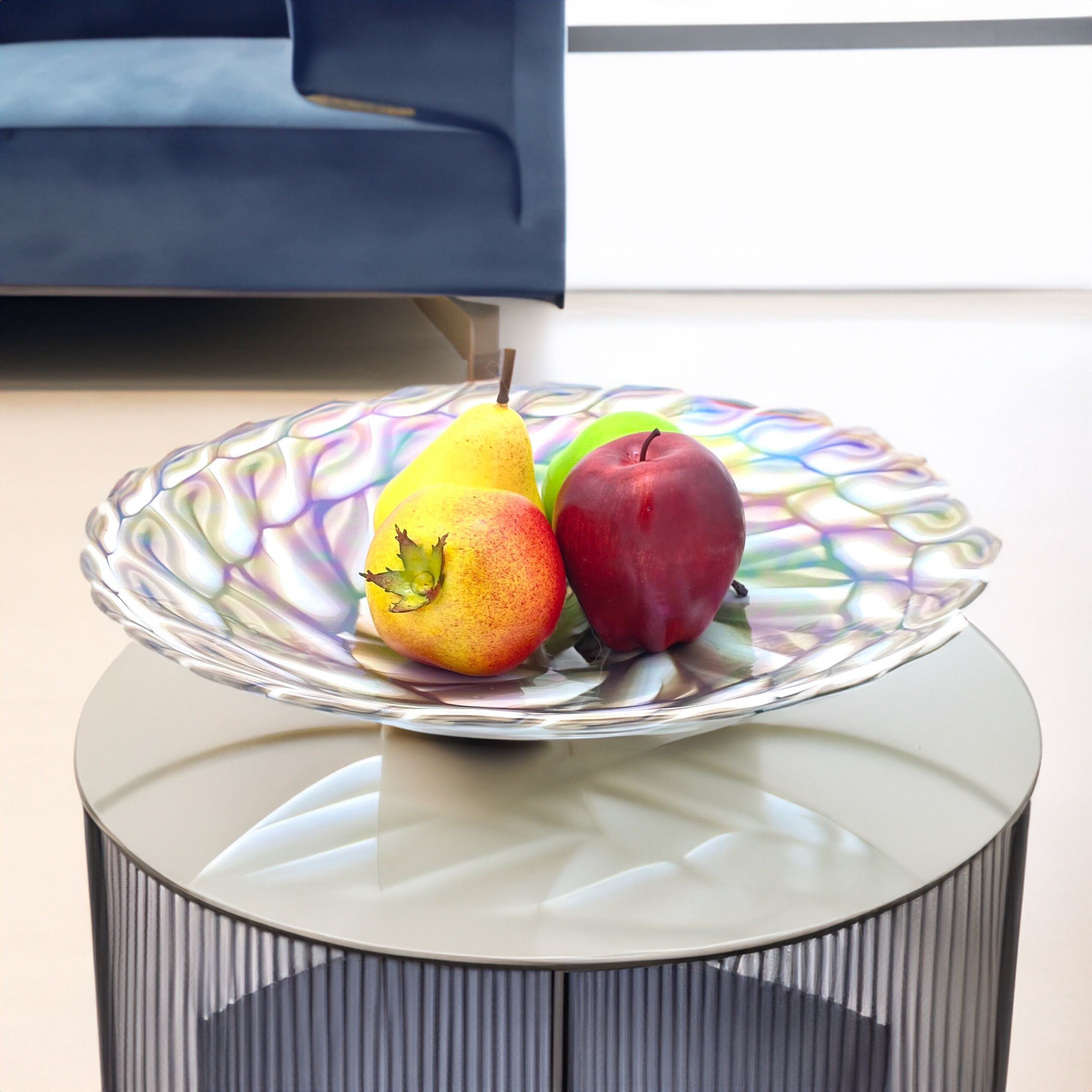 Тарелка для фруктов из муранского стекла ручной работы YourMurano Decorative Plates ARCH-00096636 - Вид №9