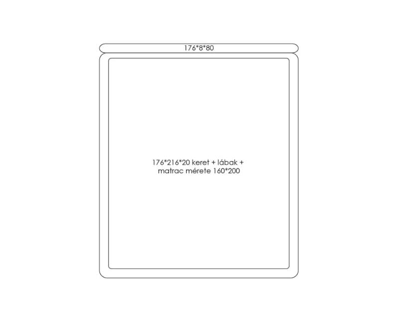 Ткань диван HANNABI BED 02 ARCH-00081080 - Вид №1