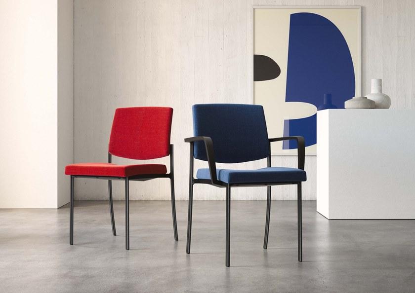 LD Seating Стул из полипропилена со встроенной подушкой Seance art 190 br - Вид №3