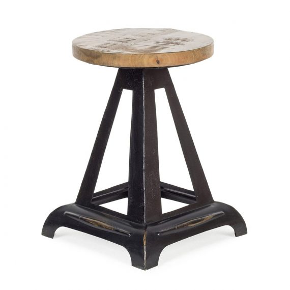 080952 Табурет из дерева и металла Francisco Segarra Daki Santreyd  - Вид №6