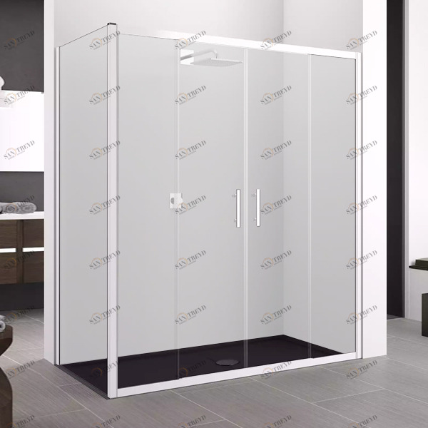 Душевой уголок 182x91 ZEPHYROS 2A+F Novellini ZEPHYROS ZEPHYR2A1761KZEPHYRF881K