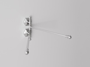 Металлический держатель для полотенец