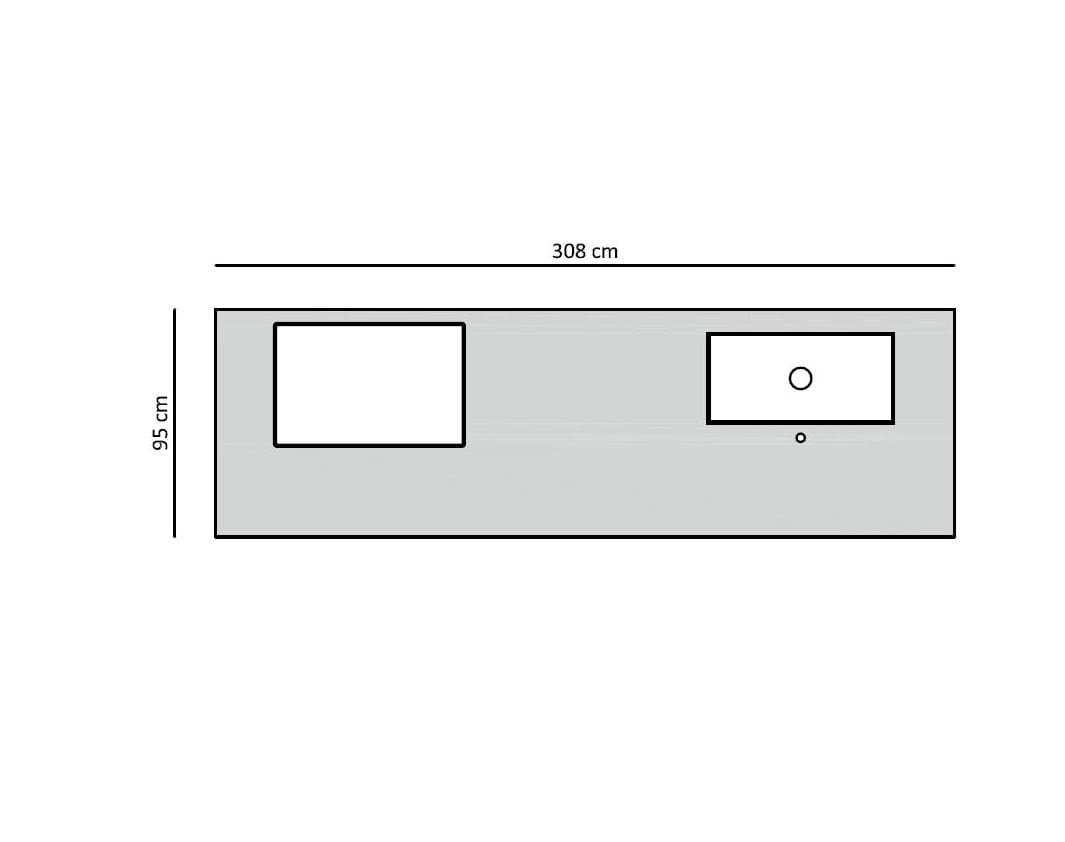 Кухня с островом и системой стен из Коринфского камня TM Italia Cucine D90 ARCH-00015489 - Вид №6