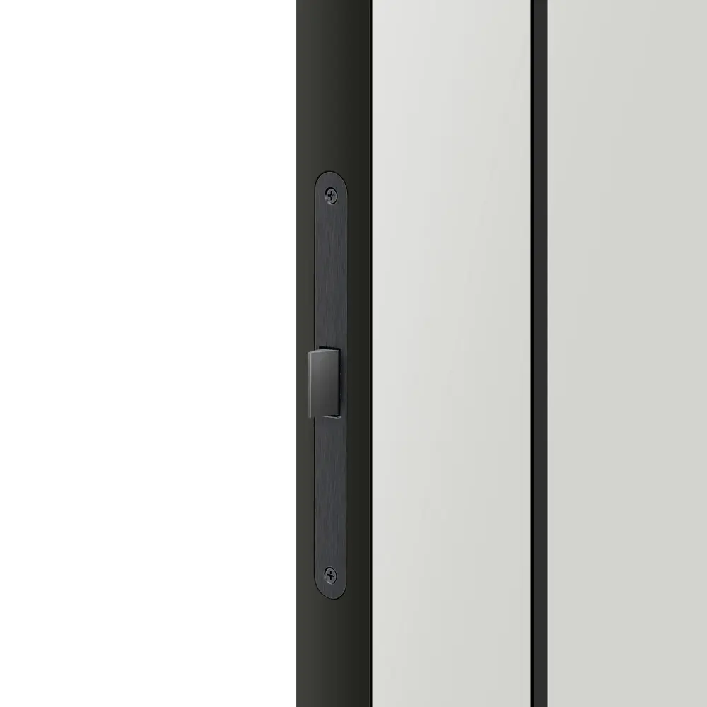 Дверь межкомнатная глухая Асти_В 80x200 см Hardflex цвет белый жемчуг с замком и петлями МАРИО РИОЛИ STLM-2039739 - Вид №3