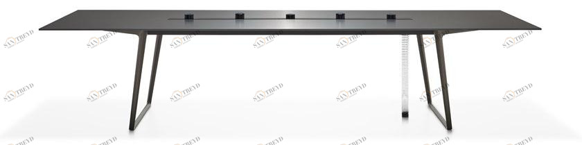 MDF Italia Прямоугольный стол для совещаний с системой управления кабелями Axy sun-id-1406783