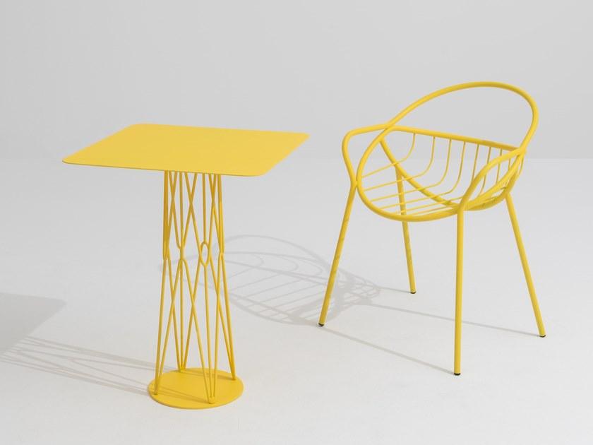 Garda Furniture Садовое кресло из стали с порошковым покрытием с открытой спинкой Nuvoletta Gn01be - Вид №4