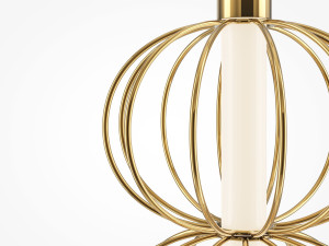 Металлический светодиодный настенный светильник