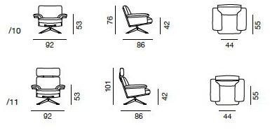 de Sede Кожаное кресло с подголовником Ds-31 sun-id-1463612 - Вид №2