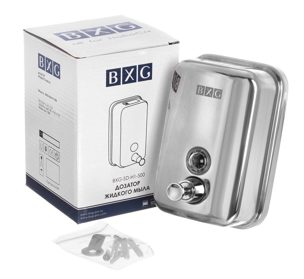 BXG-SD-H1-500 - механический дозатор для жидкого мыла BXG  - Вид №3