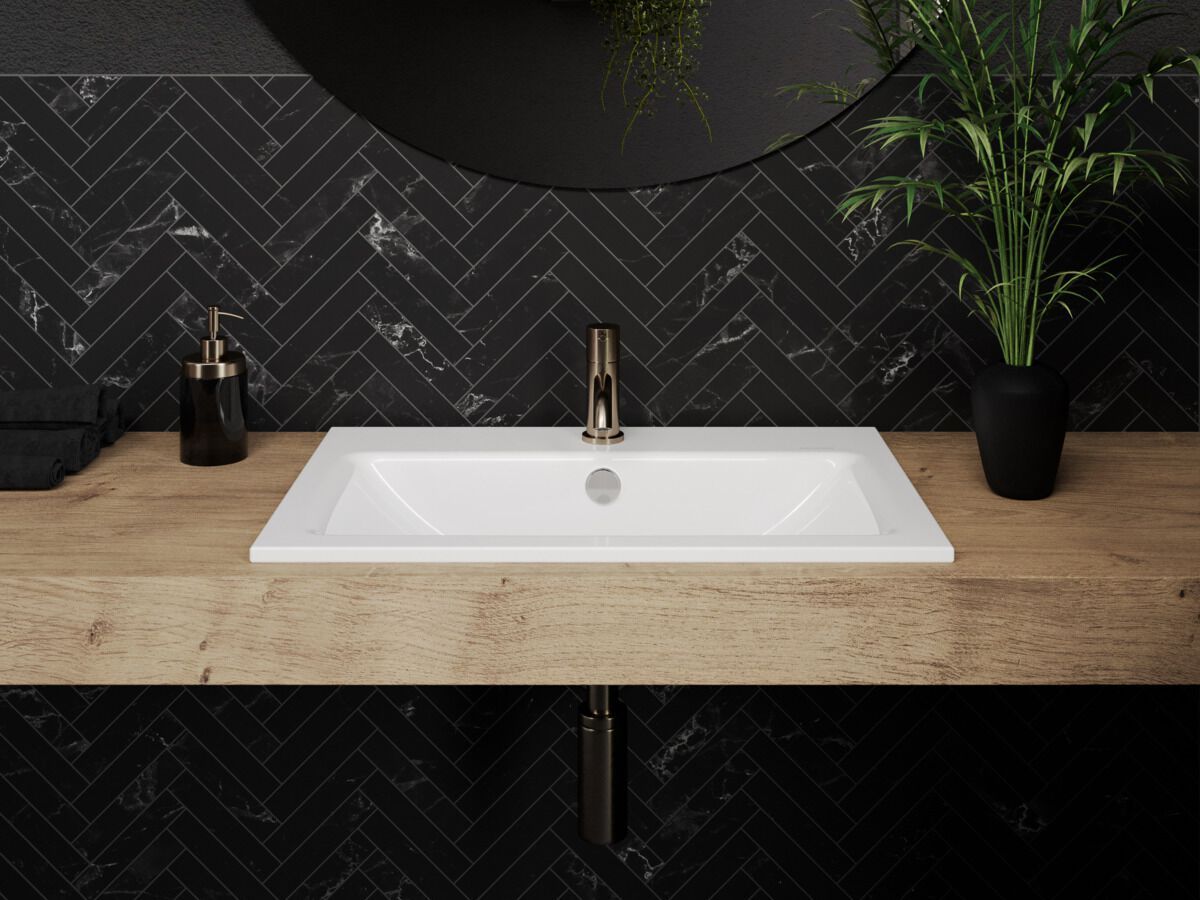 Прямоугольная встраиваемая раковина из эмалированной стали KALDEWEI Object R ARCH-00020909 - Вид №1