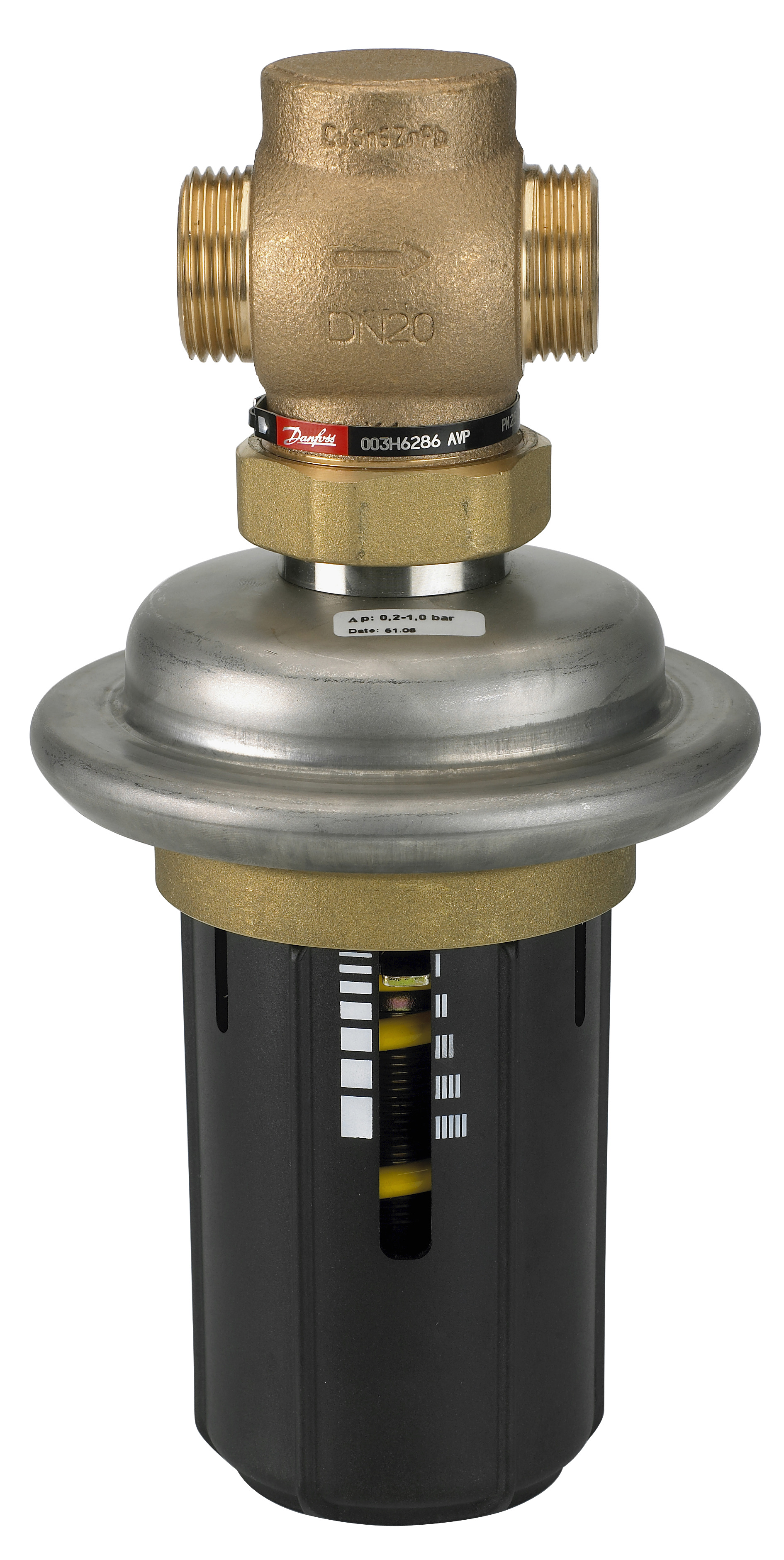 Danfoss Регулятор перепада давлений DPR для монтажа на обратном трубопроводе РПД DPR PN25 32/12,5/0,2-1,0фл./обр. 003H6130  - Вид №3