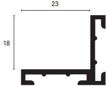 PROFILITEC Профиль для кустов для ковриков Entrytec sun-id-1400703 - Вид №1