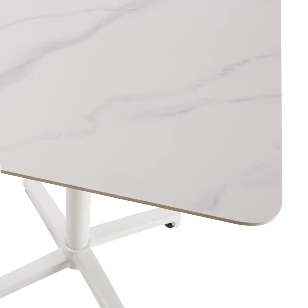 Стол садовый квадратный Naterial Livia 70x70x75 см алюминий/искусственный камень STLM-2067485 - Вид №4