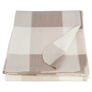 ROCKSOLID Плед Windsor бежевый клетчатый 130x170 см 89390241