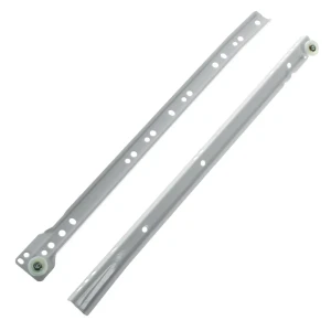 Направляющие роликовые DS 03W.1 500 мм, металл/пластик, цвет белый 14238183 STLM-2144651