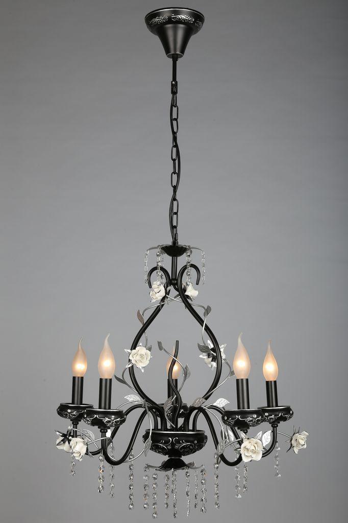 Подвесная люстра Omnilux OML-77913-05 OMNILUX ДИЗАЙНЕРСКИЕ 185631 Белый  - Вид №1