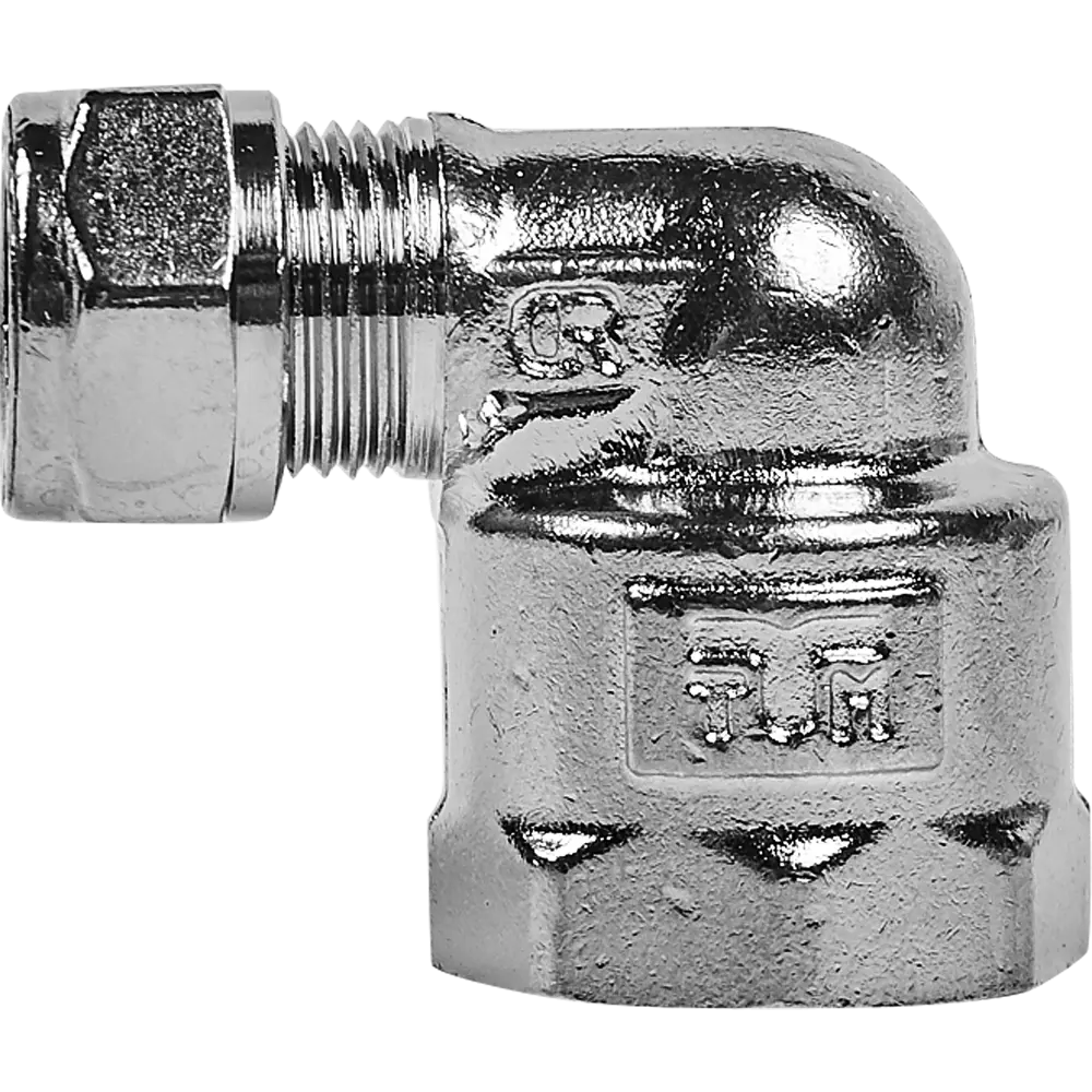 Угол обжимной Tiemme 90° 1/2"×10 мм для трубных систем 82910809 STLM-0037866 - Вид №1