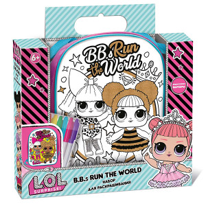 LC0001 SURPRISE! Рюкзак для раскрашивания "B.B.s Run the World" L.O.L.