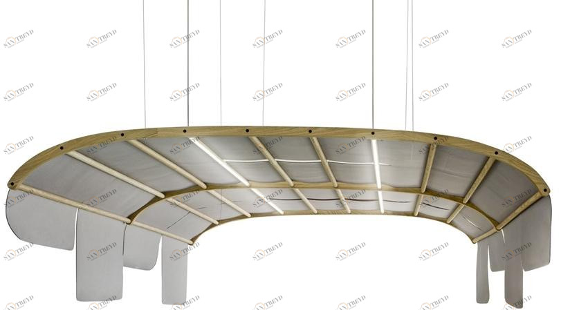 Sancal Подвесная акустическая панель со встроенной подсветкой sun-id-1449630