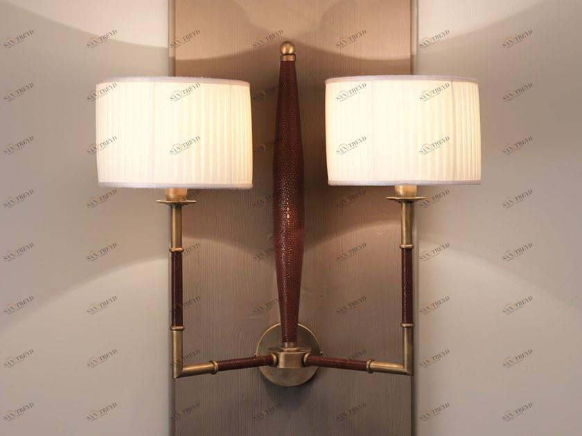 OFFICINACIANI Настенный светильник из металла непрямого света в современном стиле с фиксированным кронштейном Ammos Hl1006wa-2 