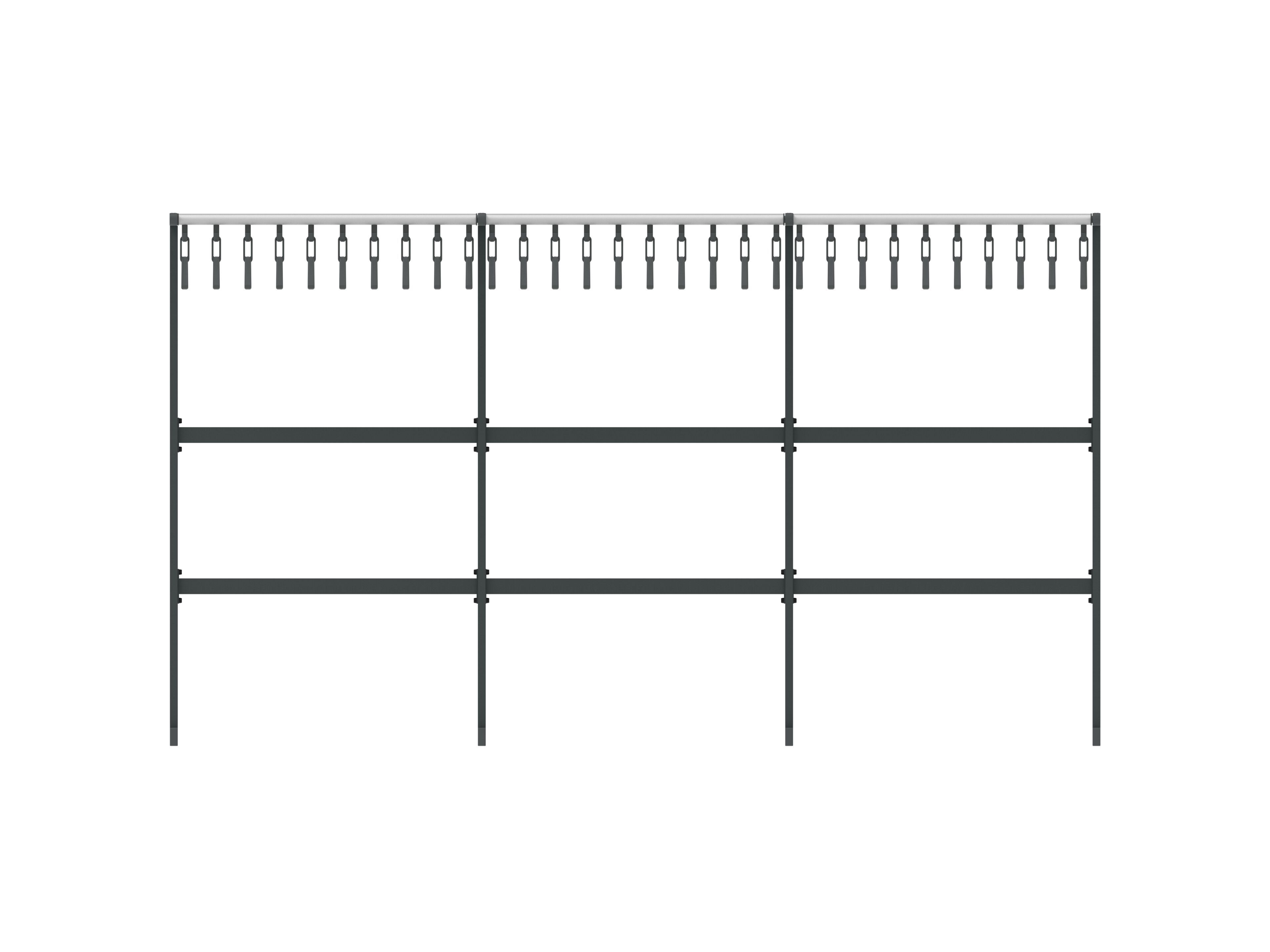 Стальная вешалка с порошковым покрытием с держателем зонта FUNCTIONALS Tertio ARCH-00065587 - Вид №7