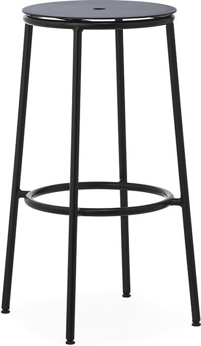 506093 Барный стул 75 см, черный, алюминий, Normann Copenhagen Circa 