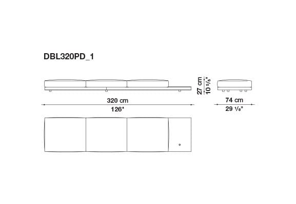 Кожаный диван B&B Italia док ARCH-00106863 - Вид №179