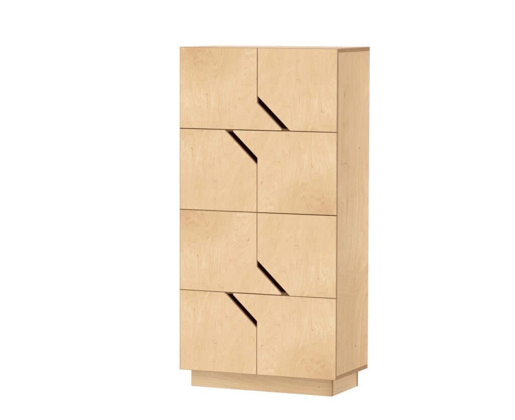 Березовый шкаф с распашными дверцами Radis Лабиринт ARCH-00112344 - Вид №1