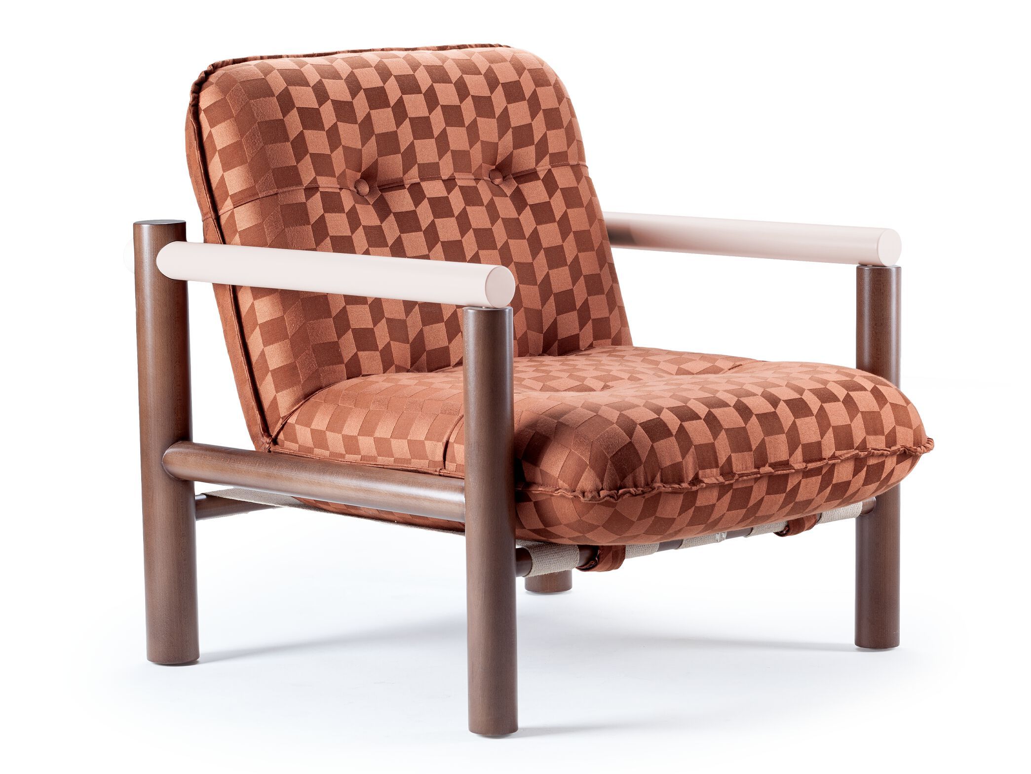 Тканевое кресло с подлокотниками Mambo Unlimited Ideas JAMES ARCH-00144944