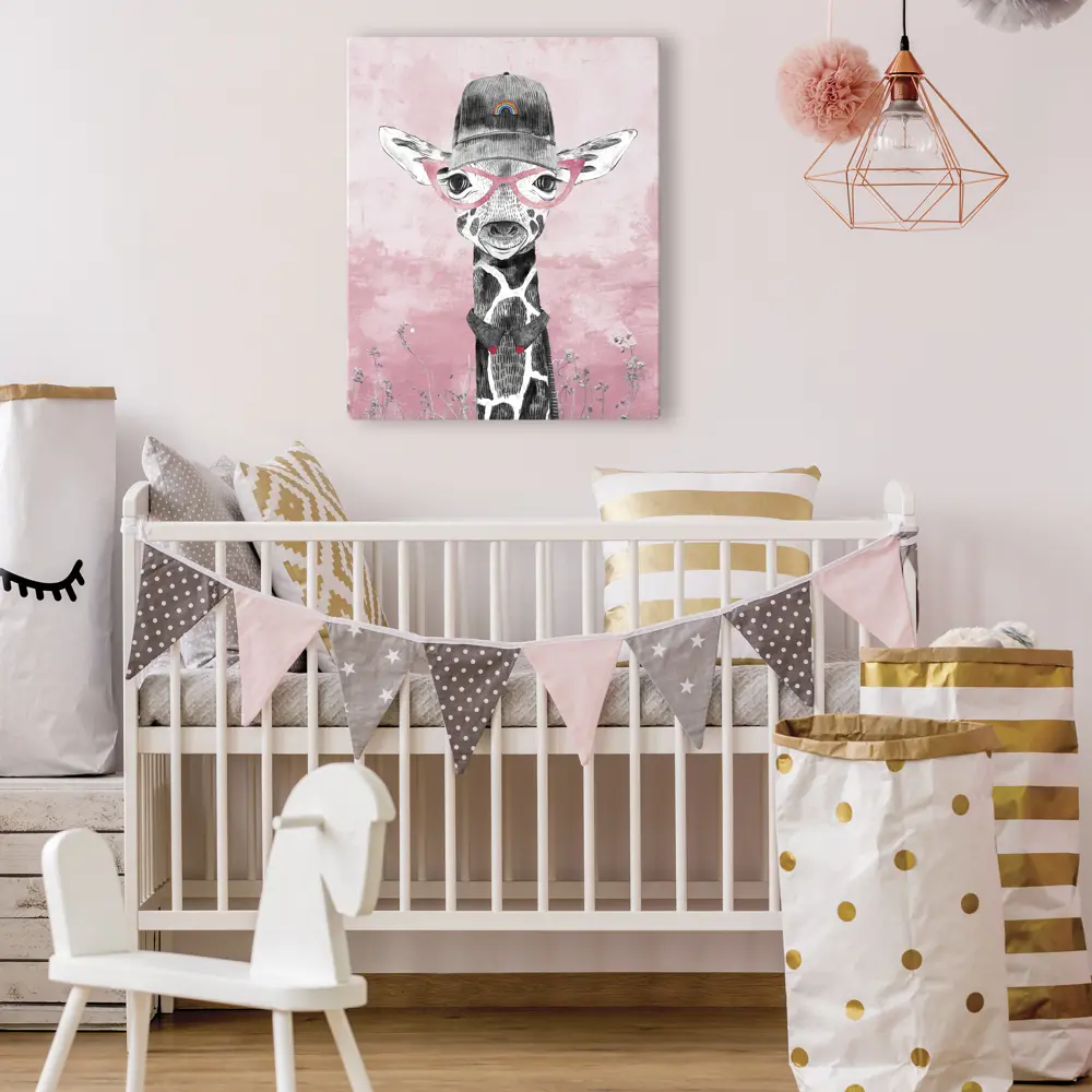 Картина на холсте "Жираф сафари" 40x50 см FBRUSH STLM-2058505 - Вид №2