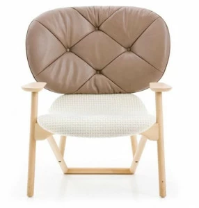 Moroso Стеганое кресло с подлокотниками Klara