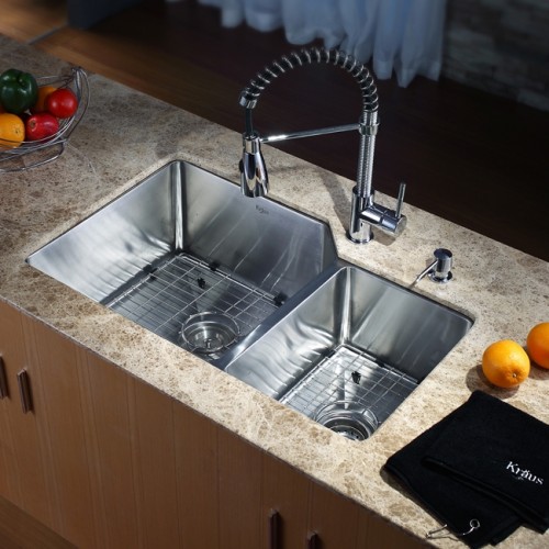 Смесители для кухни KPF-1612CH латунь под заказ krausru  - Вид №5