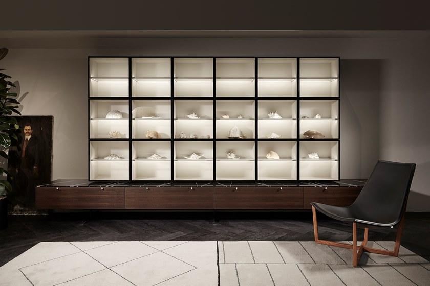 Porro Модульная система контейнеров, полок и ТВ Modern sun-id-1403901 - Вид №3