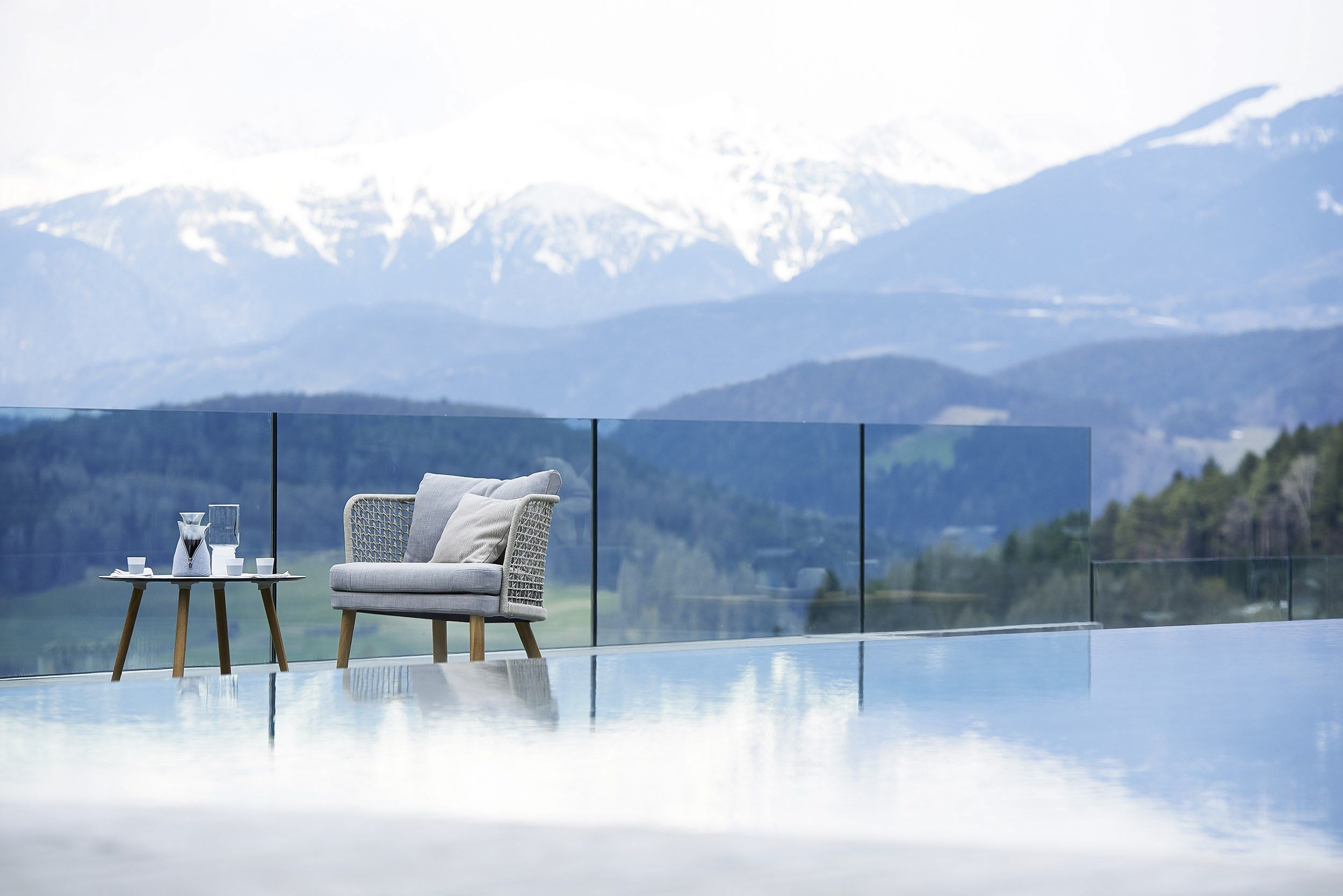 Синтетическое волокно садовое кресло с подлокотниками Varaschin Эмма ARCH-00136436 - Вид №6