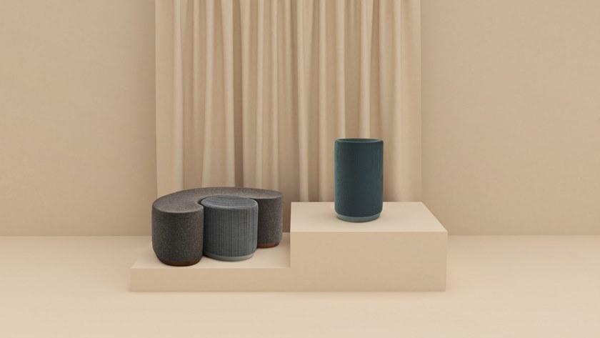 Sancal Круглый пуф из ткани Dividuals sun-id-1381316 - Вид №6