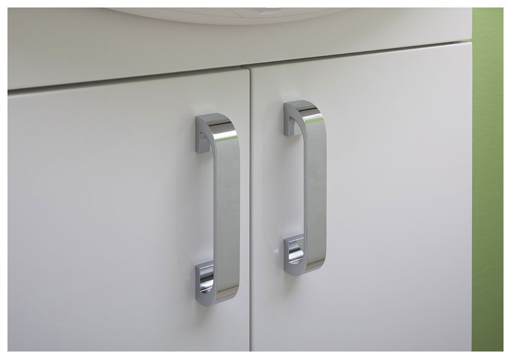 Мебель для ванной Aquanet Ирис 60 белый (2 дверцы) 00198813 - Вид №8