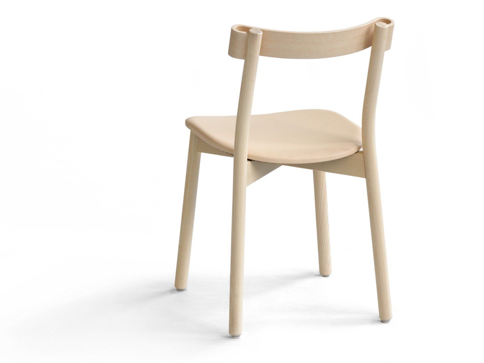 Стул из массива дерева с мягким сиденьем Bla Station натюрморт ARCH-00077540 - Вид №1