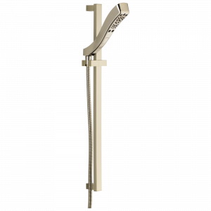 51552-PN H2Okinetic® Ручной душ со скользящей штангой с 4 настройками Delta Faucet Universal Showering Полированный никель