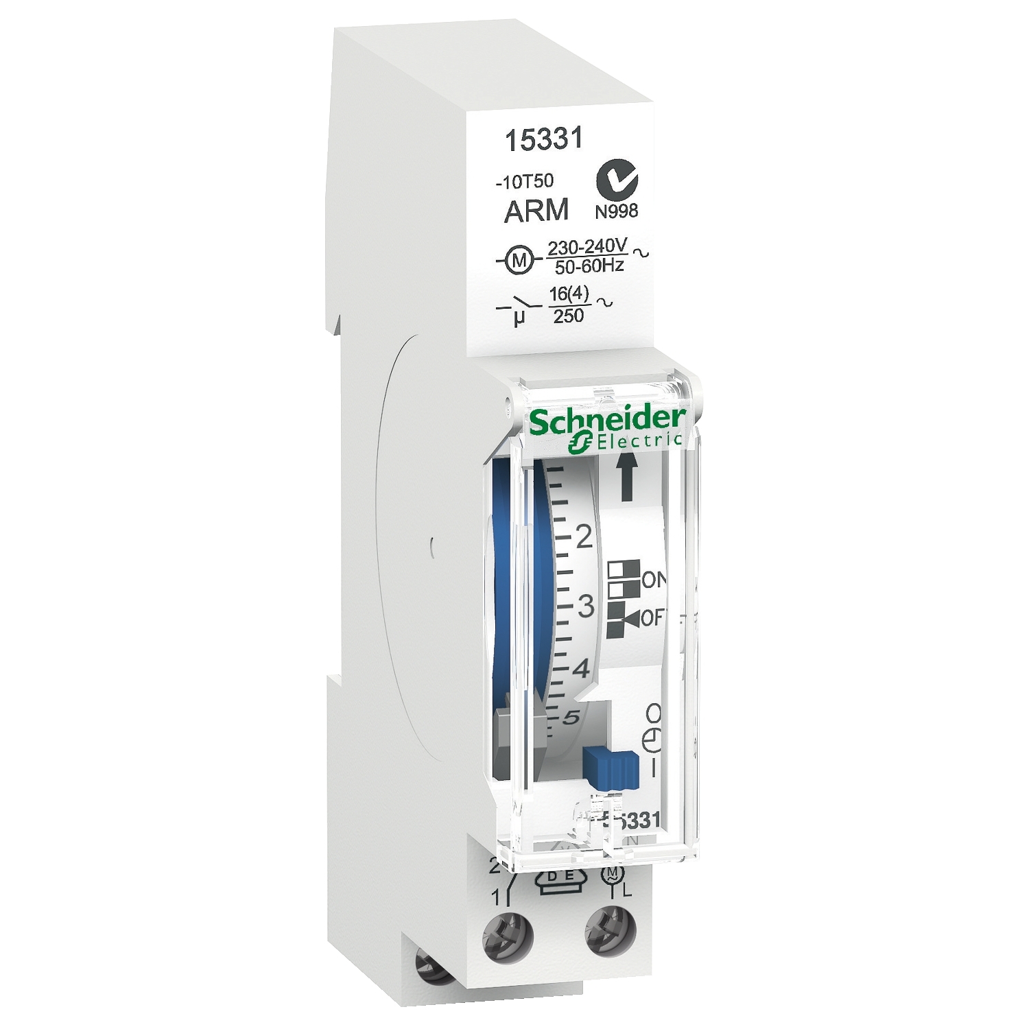 15331 РЕЛЕ ВРЕМ. ЭЛ.МЕХ. IH 18MM 7ДНЕЙ 1КАНАЛ Schneider Electric Acti 9 