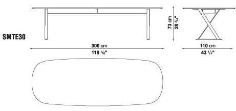 Maxalto Прямоугольный мраморный стол Pathos sun-id-1449010 - Вид №11