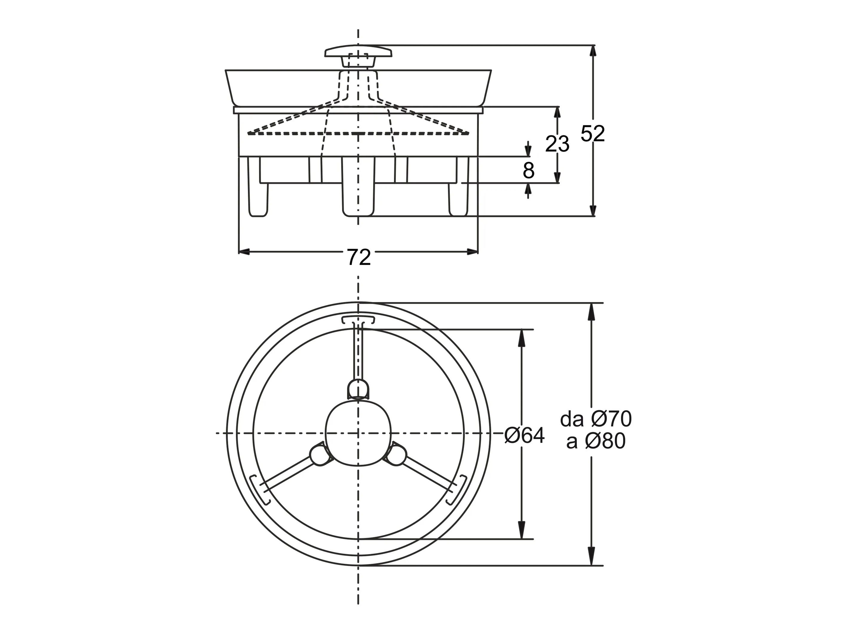 Силиконовый механический клапан с защитой от запаха Bonomini NRV ARCH-00142821 - Вид №2