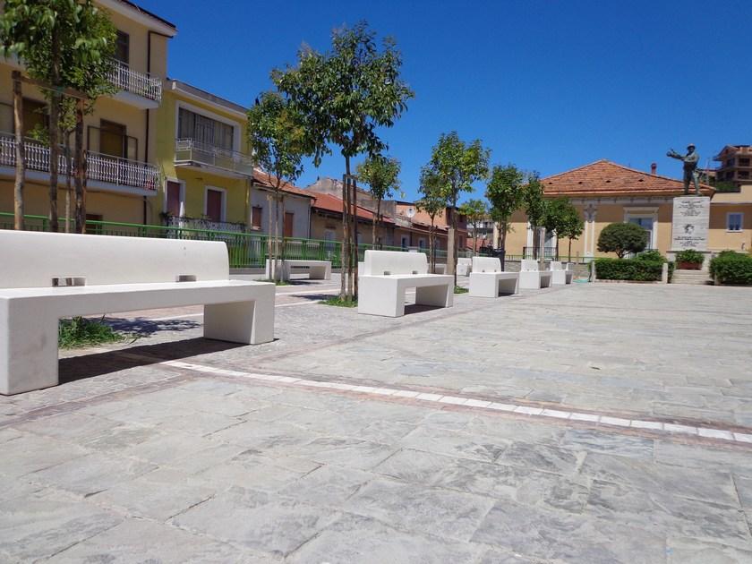 Manufatti Viscio Скамья из композитного материала в современном стиле со спинкой  Cc 25  - Вид №4