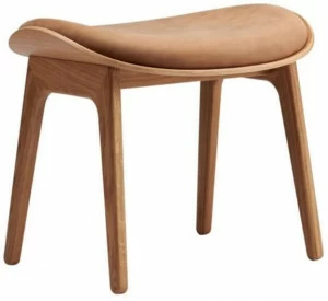 NORR11 Подставка для ног из дуба и кожи Elephant