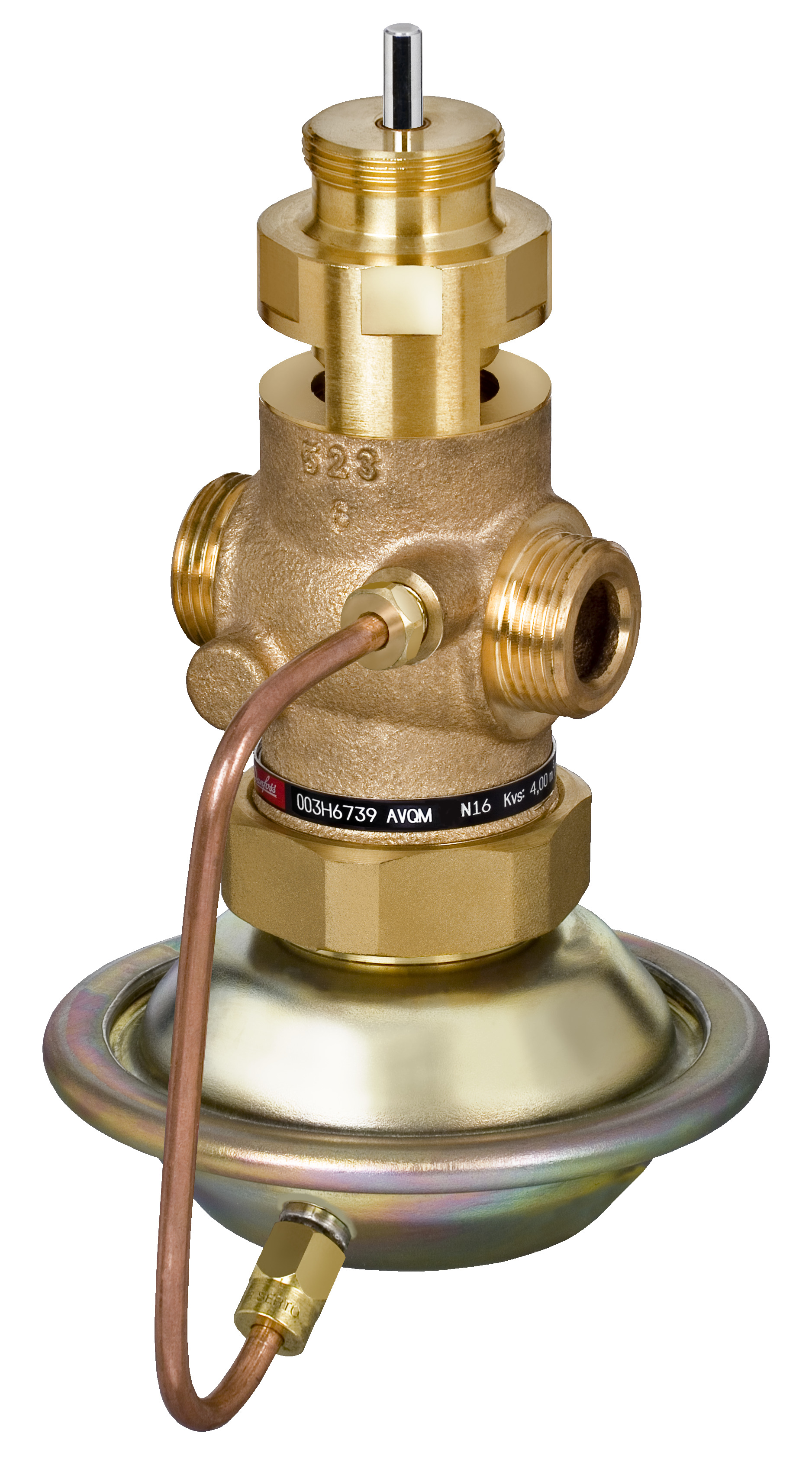 Danfoss Клапан регулирующий комбинированный AVQM с наружной резьбой или фланцевый Комб. р-рAVQM PN25 20/6,3//0,2/резьб. 003H6751  - Вид №17