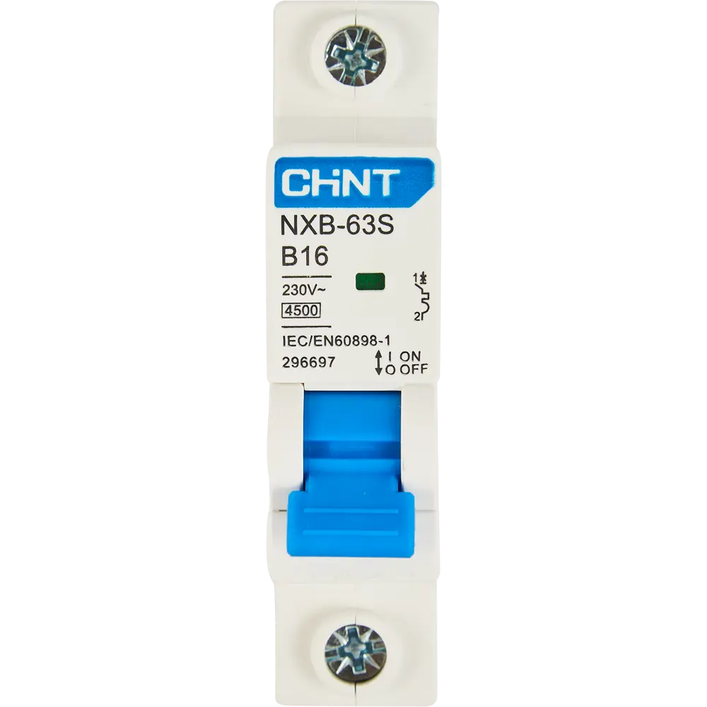 Автоматический выключатель CHINT NXB-63S 1P B16 А 4.5 кА 85683447 STLM-2204893  - Вид №2