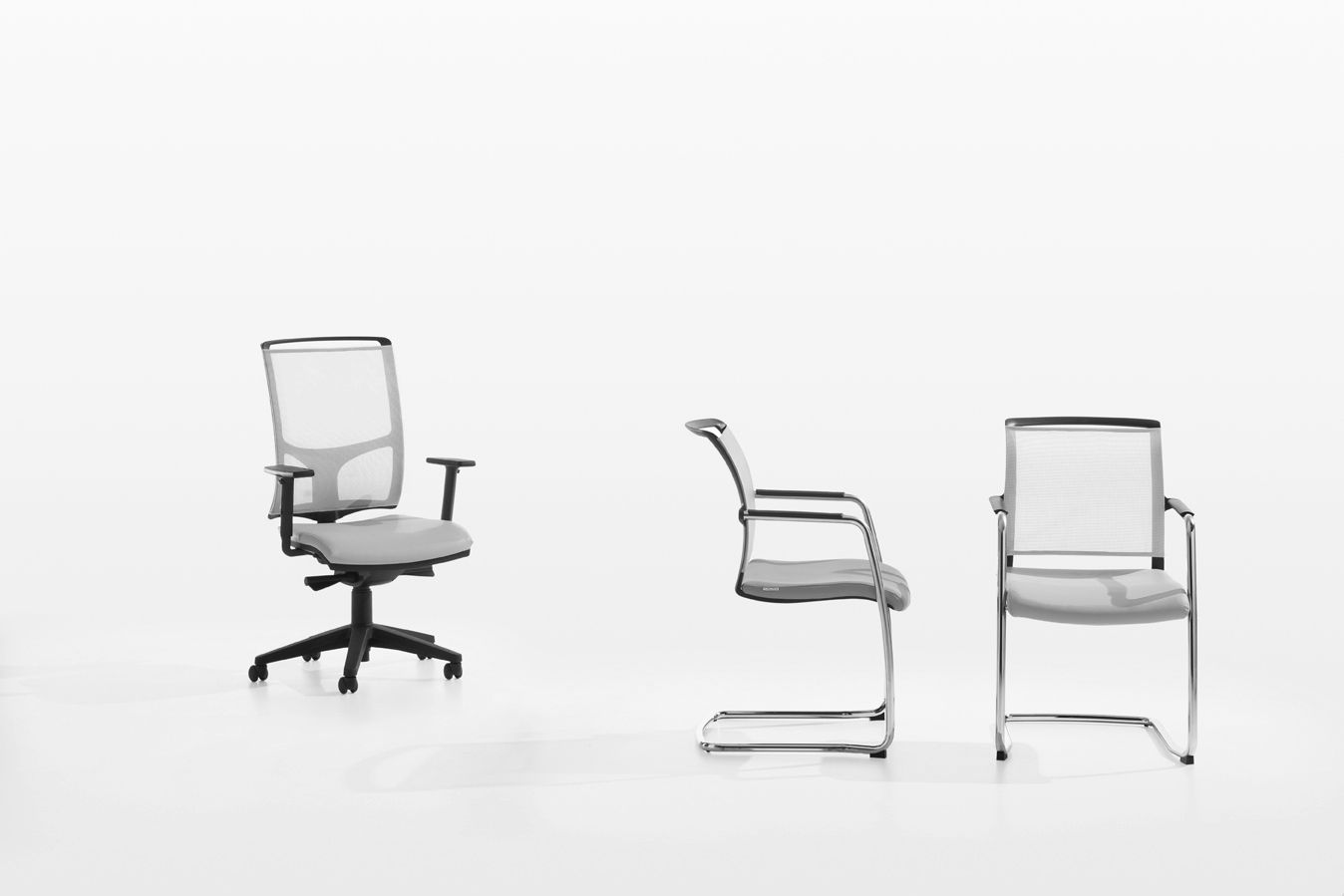 Консольный операционный офисный стул с подлокотниками Manerba ARCH-00130944